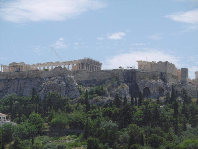 De Acropolis met het Parthenon